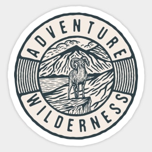 Adventure in Wilderness Sticker